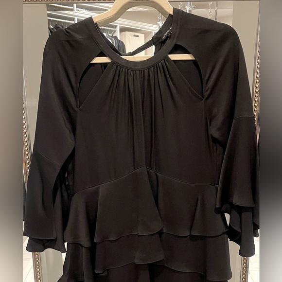 Marissa Webb, black dress. Size M - Picture 2 of 2
